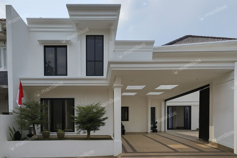 Rumah Luas Bergaya Resort di Jagakarsa