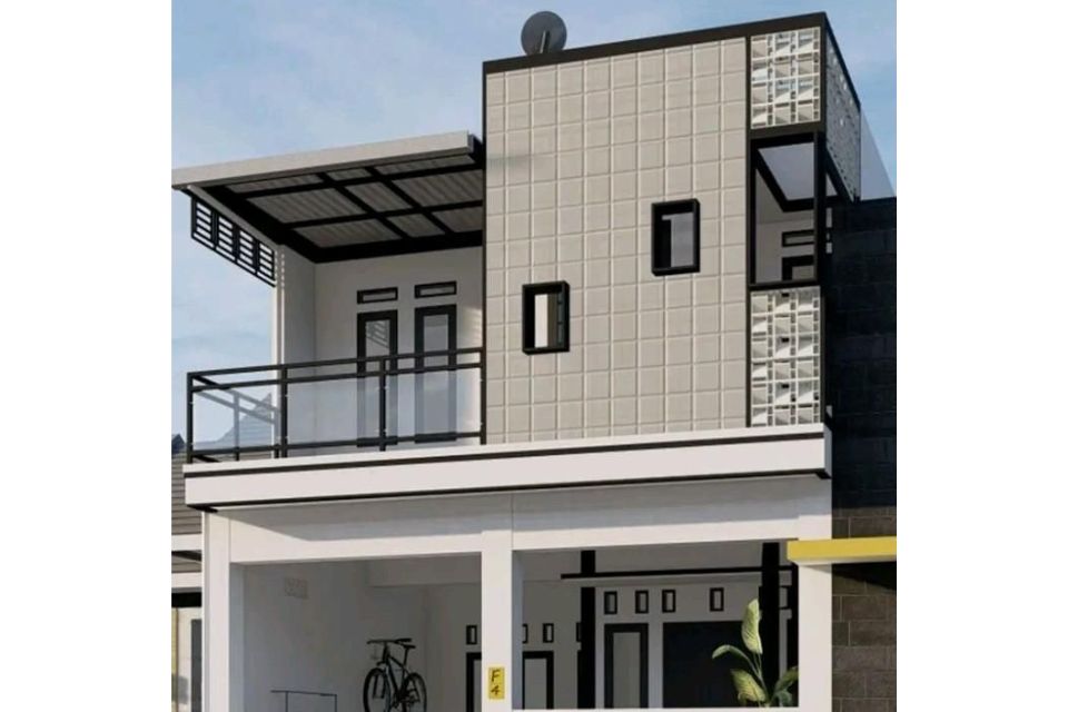 model balkon rumah modern untuk rumah minimalis