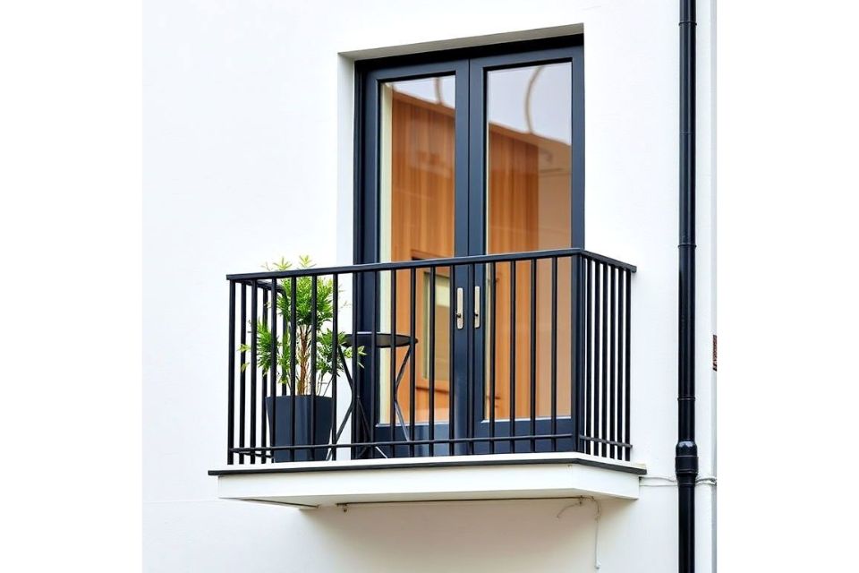 model balkon rumah modern untuk rumah minimalis
