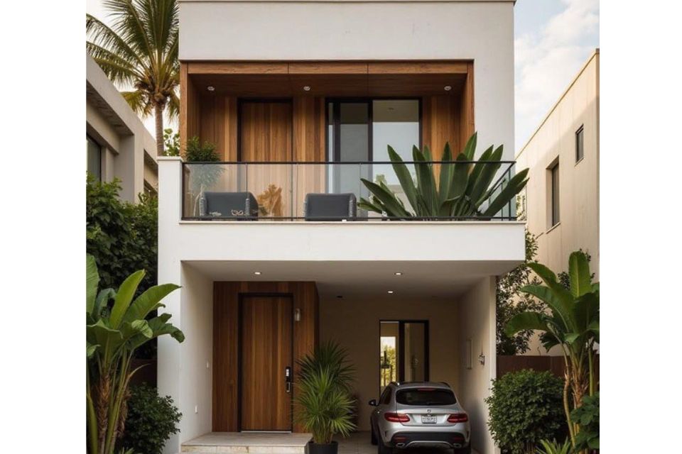 model balkon rumah modern untuk rumah minimalis