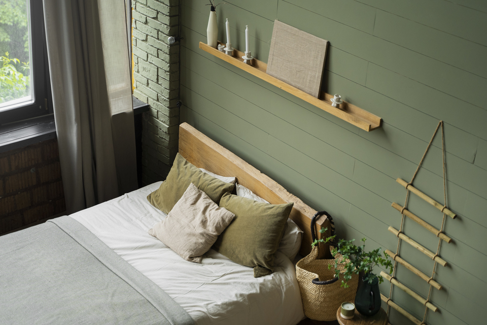 1. Sage Green - Warna interior rumah yang jadi tren di 2026