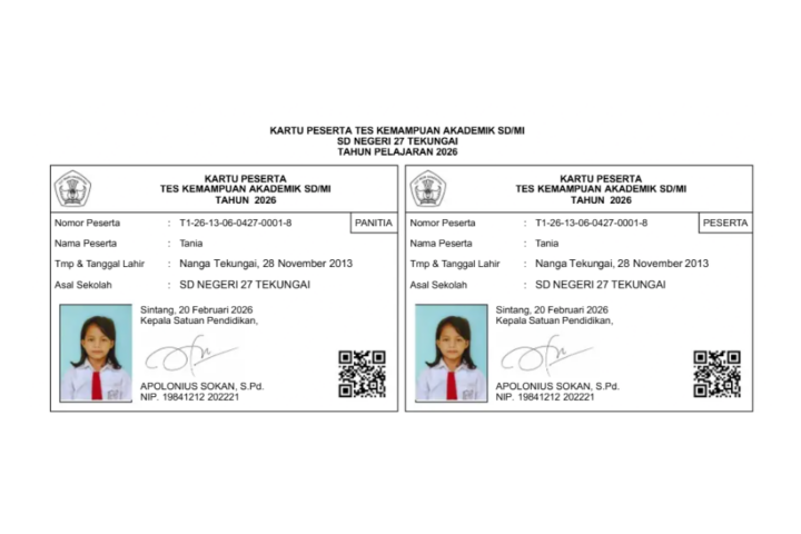 Nomor Peserta TKA SD SMP yang Mana? Ini Cara Cek, Letak, dan Contohnya