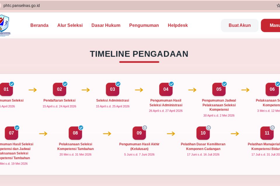 Link web dan cek nama peserta lulus seleksi manajer Kopdes Merah Putih 2026 2