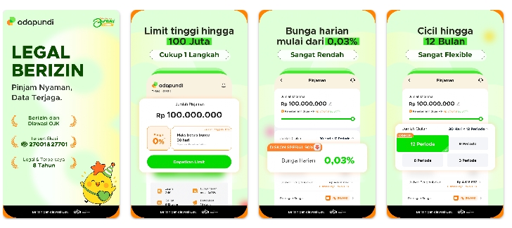 daftar pinjol resmi ojk 2026 cepat cair dan tenor panjang