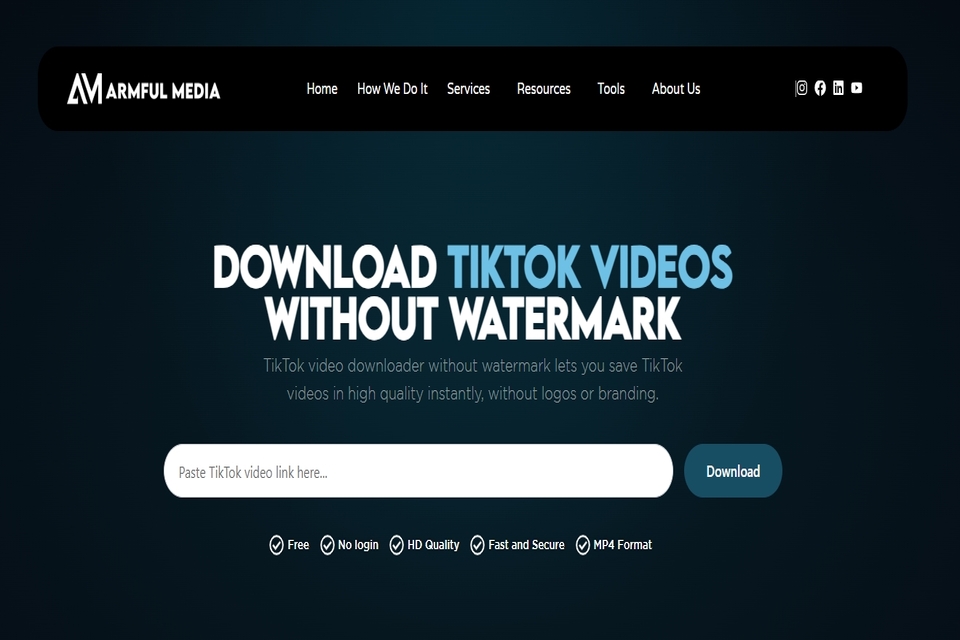 cara download video TikTok teman