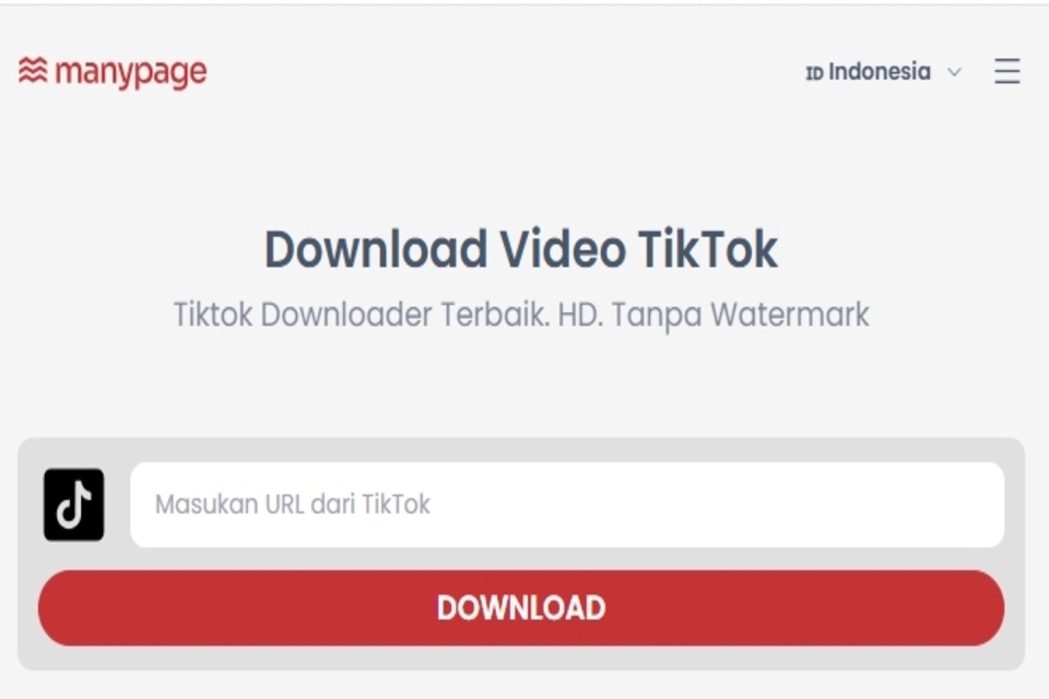 cara download video TikTok teman