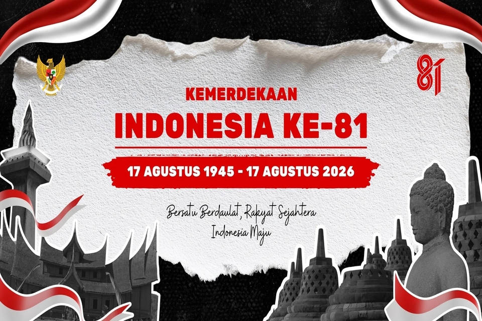 download contoh banner 17 agustus 2026 HUT RI ke-81