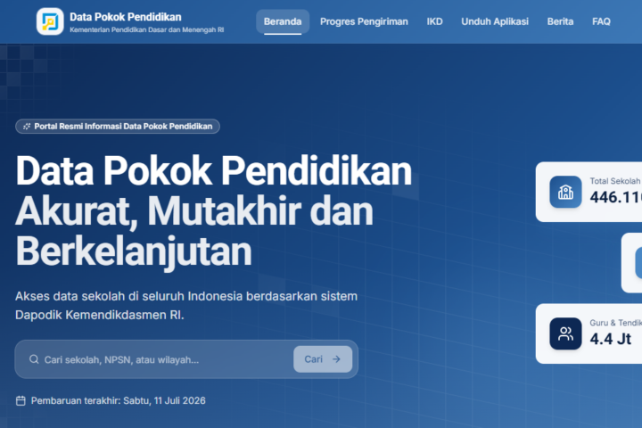 Cara Mengisi Dapodik 2026/2027: Jadwal, Berkas yang Dibutuhkan untuk Siswa PAUD, TK, SD, SMP hingga SMA
