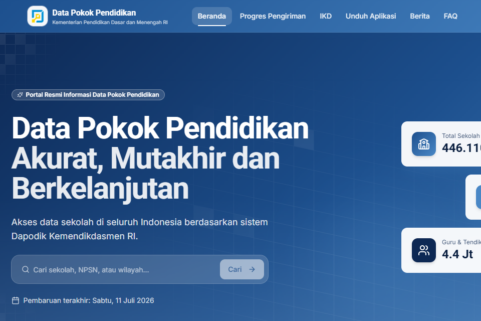 Cara Mengisi Dapodik 2026/2027: Jadwal, Berkas yang Dibutuhkan untuk Siswa PAUD, TK, SD, SMP Hingga SMA