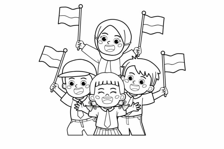 22 Inspirasi Mewarnai Gambar 17 Agustus untuk Anak TK 2026 yang Kreatif