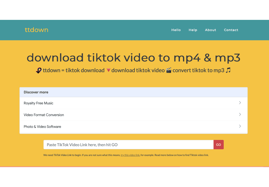 Download Video TikTok Melalui Situs TTDown