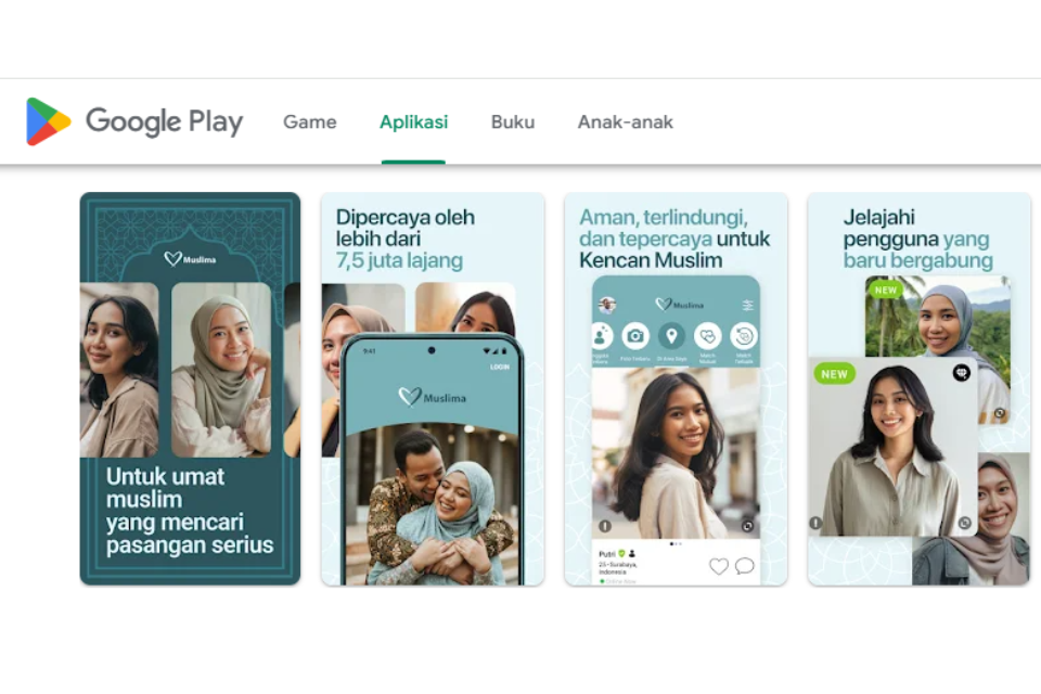 Aplikasi Jodoh yang Sering Dipakai Muslim Indonesia