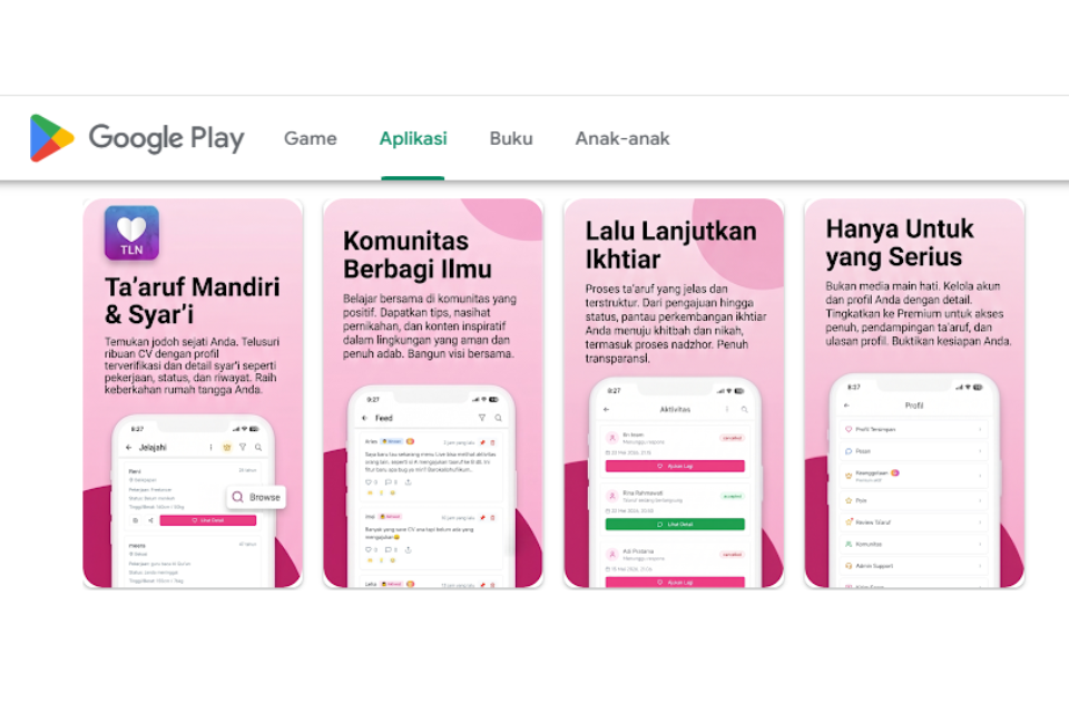 Aplikasi Jodoh yang Sering Dipakai Muslim Indonesia