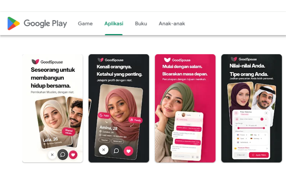 Aplikasi Jodoh yang Sering Dipakai Muslim Indonesia